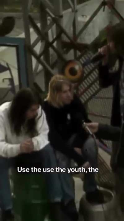 Kurt Cobain being asked why he named the album &lsquo;Nevermind&rsquo;
