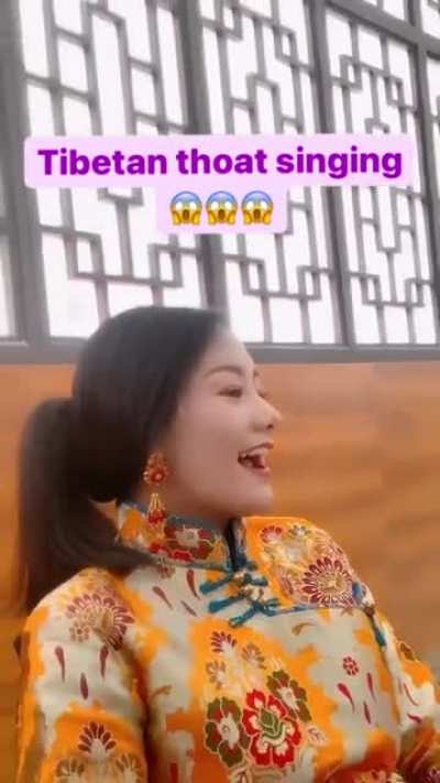 Tibetan throat singing.