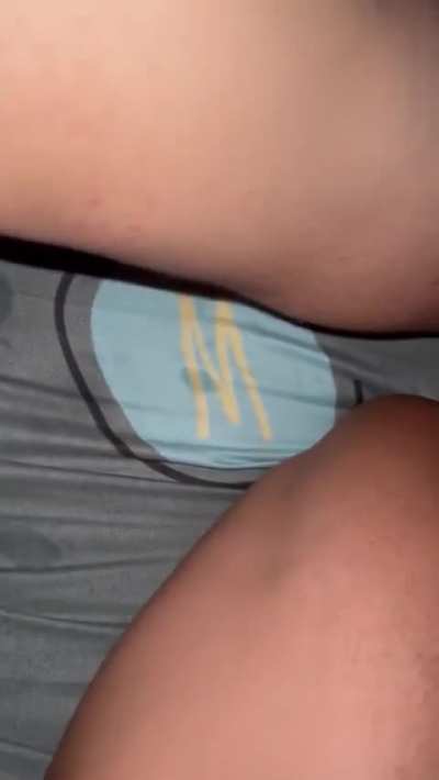 He drills me so deep to my G-spot, and my tight boy pussy grips so hard that he can't help but cumming inside of me. (20)