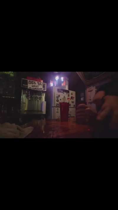 Blowin’ cups into cups