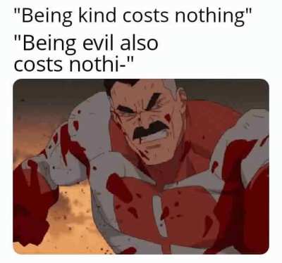 Shut up edgelord!