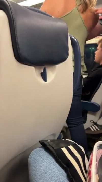 Woman harasses random German young men on a New York City train for speaking German