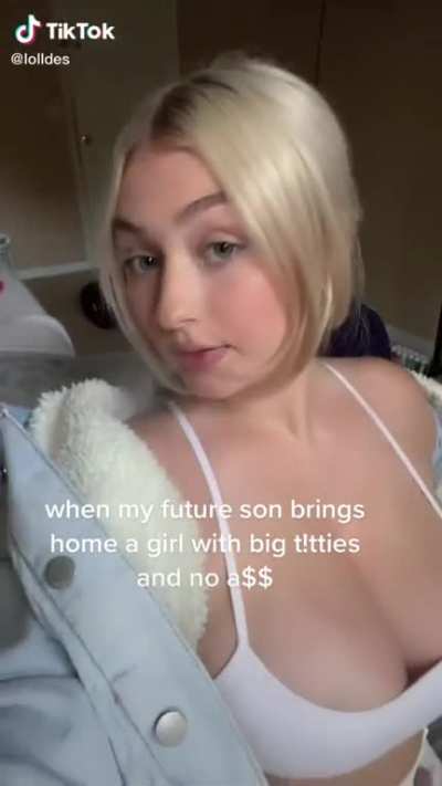 Weird video nice tits though.