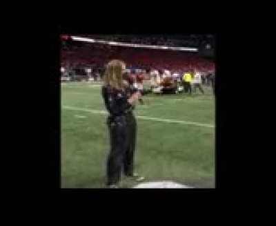 Jamie Erdahl at the SEC Championship game (12-19-20)
