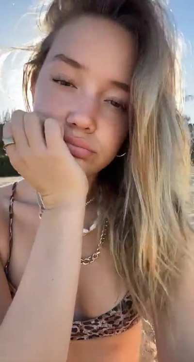 Pretty on the beach