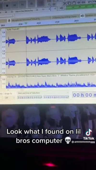 Little brother makes &ldquo;music&rdquo;.