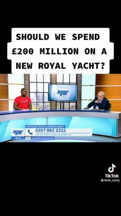 Give &pound;200 million to uselessly rich people or help the citizens of your country
