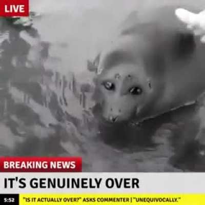 It is over
