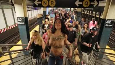 Topless around NYC