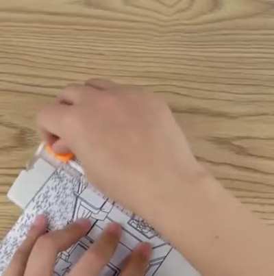 Creating "light pictures" from paper