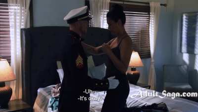 Stepmom Wants Me To Fuck In My Late Stepdad's Uniform &amp; Call Her The Things He Used To Call Her