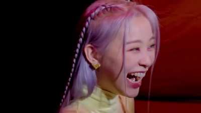 Gahyeon laughing