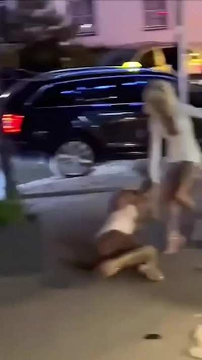 two girls have a peaceful disagreement