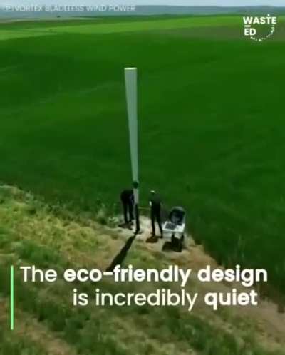 Vibrating wind turbine