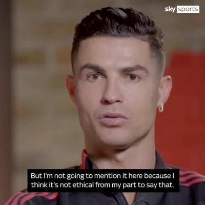 [SkySports] "I don't want to fight to be in fifth, sixth or seventh place. I'm here to win." Cristiano Ronaldo says that Man Utd should not accept anything less than a top three finish in the Premier League this season.
