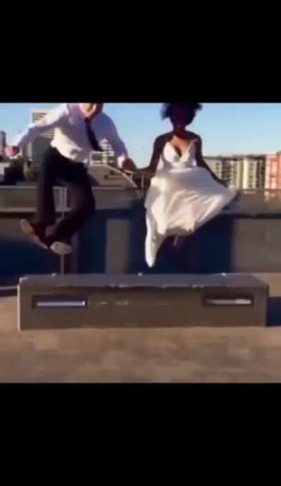 Landing on heels