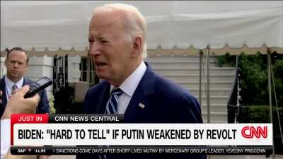 UA POV: President Joe Biden says Russian President Vladimir Putin "is clearly losing the war in Iraq&acirc;