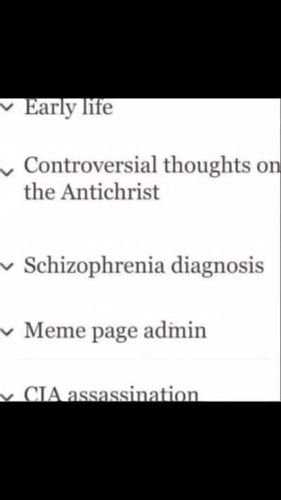 My life in a nutshell