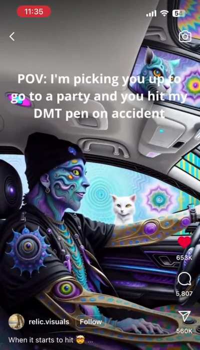 It&rsquo;s insane how normalized DMT has become