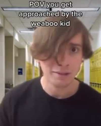 I understand people like anime, but come on man this just isn't normal for a teenager to act like this.
