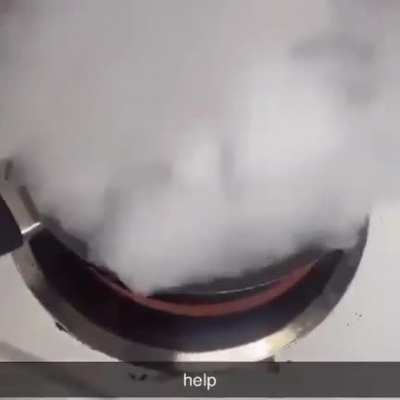 His soup