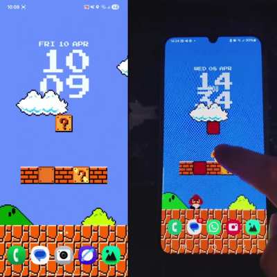 Live Wallpaper: Super Mario NES