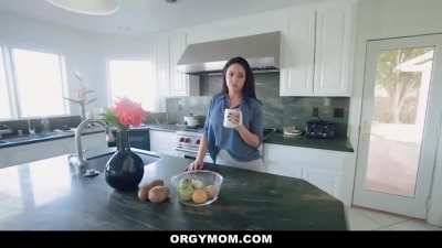 Mom Teaching Her Little Guy to Please a Woman 