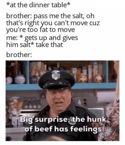 Me am fat