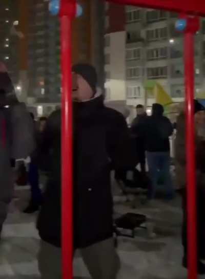 Emotional reaction of Kyiv residents to the return of electricity to their homes. 24.01.2026