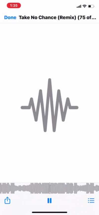 Take No Chance with 3 Verses (Remix) by me. Trying this again. As much I wanted to show the creation process, as it was made in GarageBand, I couldn&rsquo;t. Also, since i initially tried to upload this, someone else posted theirs. Theirs is really good, you sh