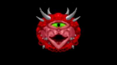 Cacodemon singing never gonna give you up