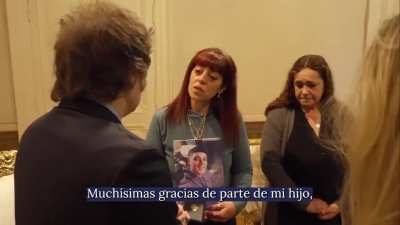 Milei entregó personalmente la medalla de 