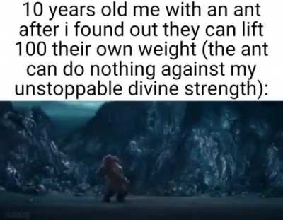 You are strong. But not enough