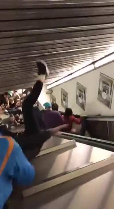 Daffy, please stop messing with the escalator switch