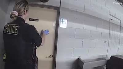 Tulsa police officer laughs and says 'this is going to be fun' before tasing and arresting 70-year-old bipolar woman in the middle of a mental health episode
