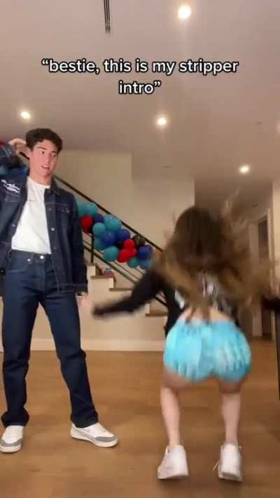 "My stripper intro" tiktok