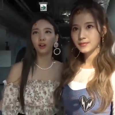 Momo giving Nayeon &amp;amp; Sana a scare