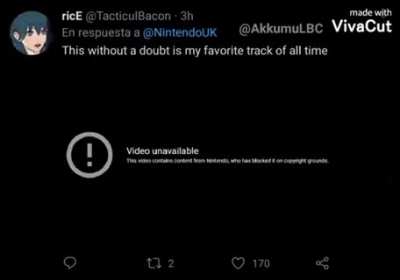 Ahora nintendo procede a cerrar el canal por poner un meme con su nombre