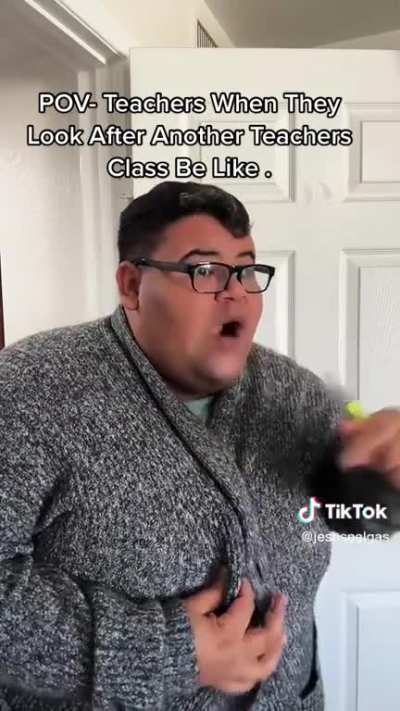 Teachers when they look after another teacher's class