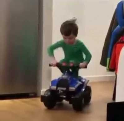 what was he trying to do here?