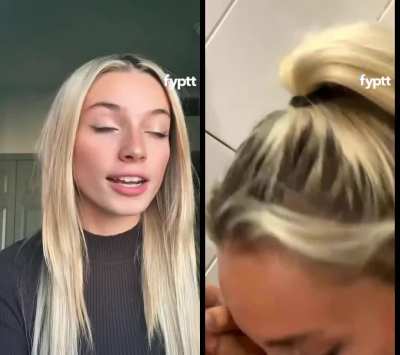One million follower TikTok sex girl masturbates and gives sloppy blowjob