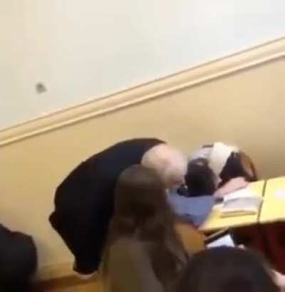 No sleeping in class