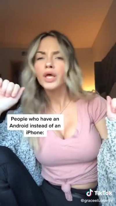 i don't actually hate iphone users but fuck this bitch
