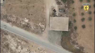Kurdish-led SDF footage of droning Turkish-backed SNA group in Manbij and its countryside, December 8, 2024.