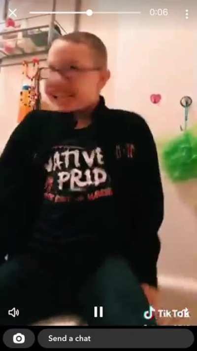 This is the definition of finding and old cringey video of a friend