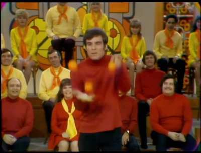 Steve Martin shows his juggling skills on "The Smothers Brothers Comedy Hour" in 1968, his first major television appearance