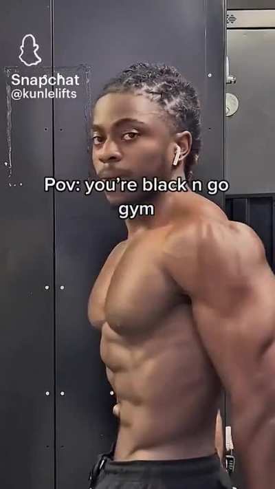 Main character blames normal gym activity on racism