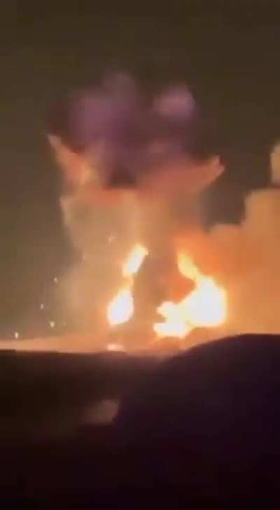 May be off topic, russians say it's just grass burning. Judge for yourself, the grass is burning all around a huge ammo dump in Voronezh region. 