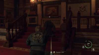 If you suplex an enemy on the stairs in the wrong position it will hurt Leon&rsquo;s head and he will mention it
