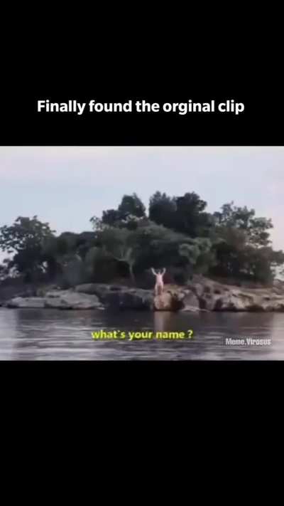 Finally found the original clip